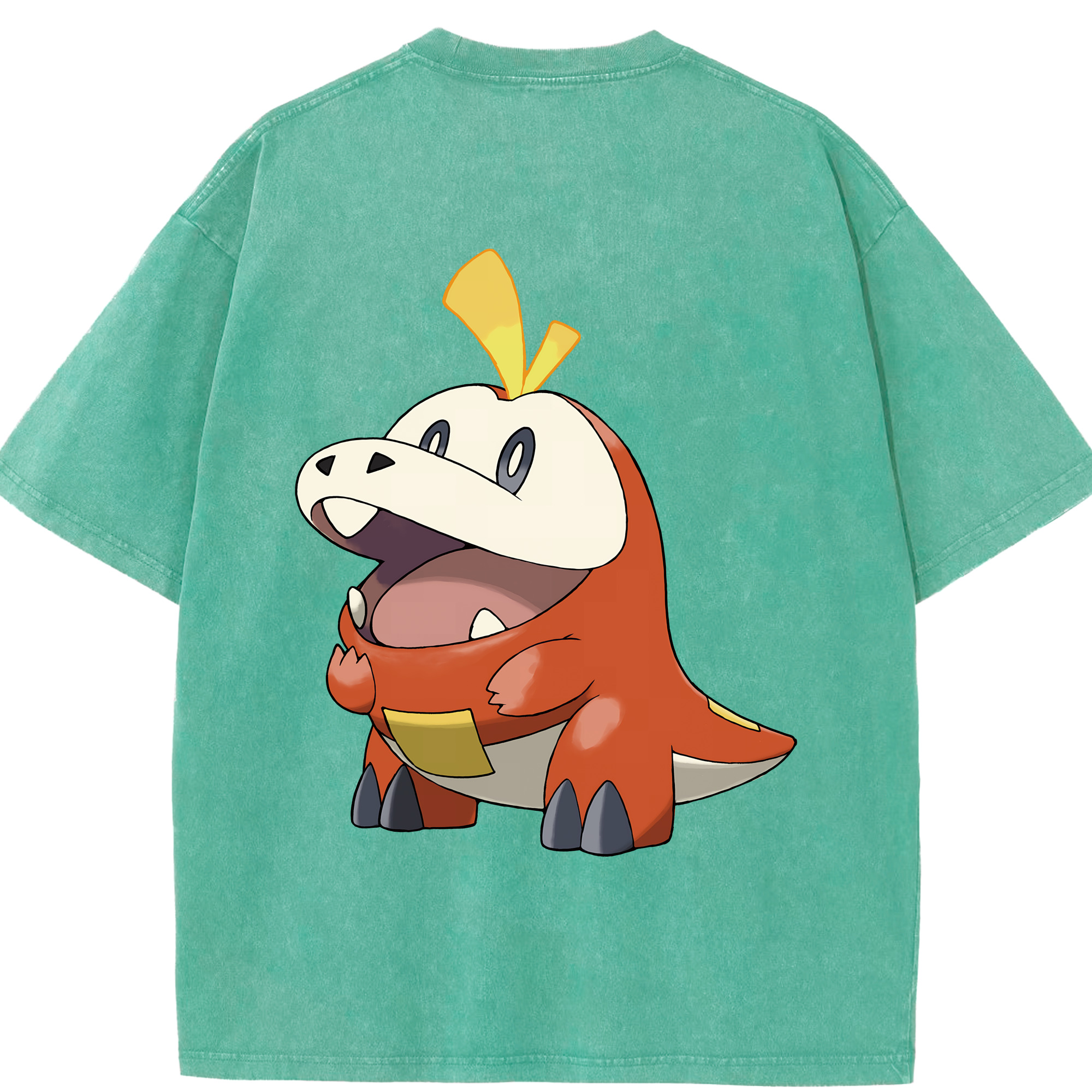 （画像用） ポケットモンスター Pokémon 綿100% ヴィンテージ風 半袖Tシャツ（背面プリント）